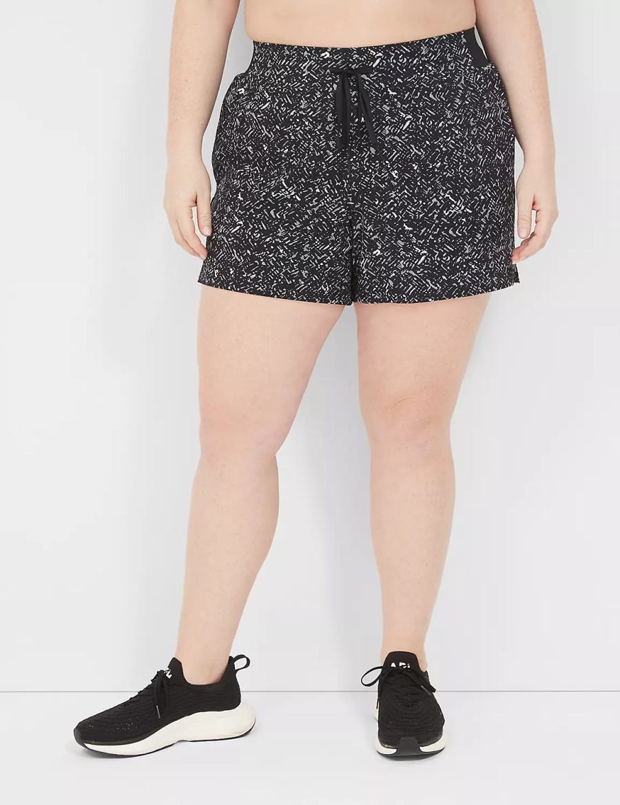 Dámské Kraťasy Lane Bryant LIVI Stretch Woven Černé | FLD8315JZ