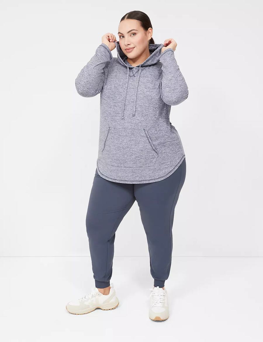 Dámské Mikina s Kapucí Lane Bryant LIVI Long-Sleeve Recycled LIVI Soft Tmavě Blankyt | HEV3964LP