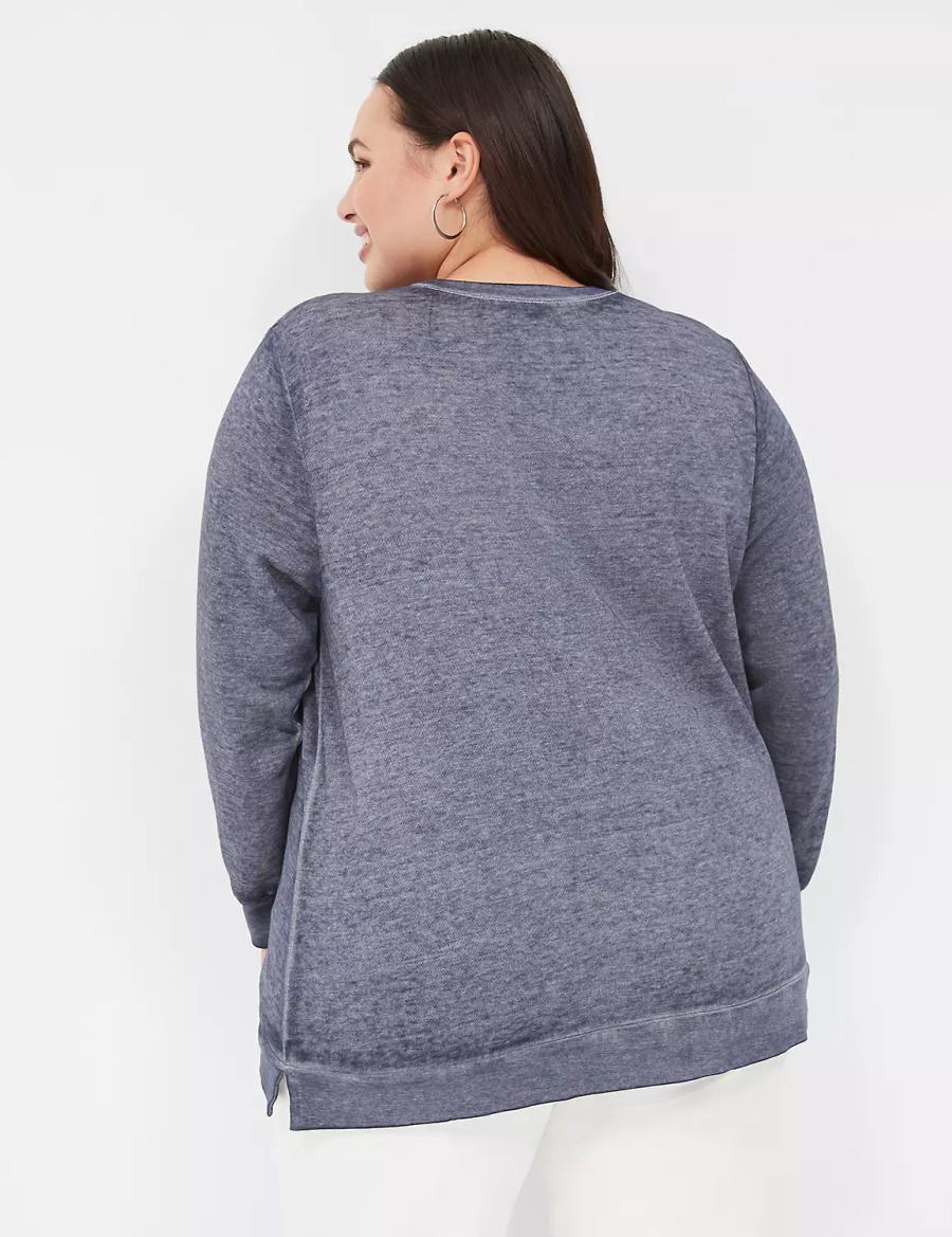 Dámské Mikiny Lane Bryant Optimist Graphic Blankyt | TTZ6462QH