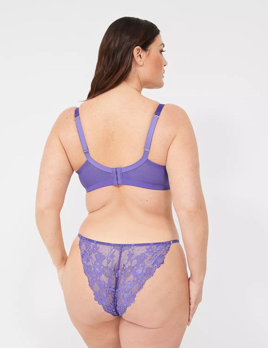 Dámské Podprsenka Balkonetová Lane Bryant French Fialové Viacfarebný | BQC9275NO