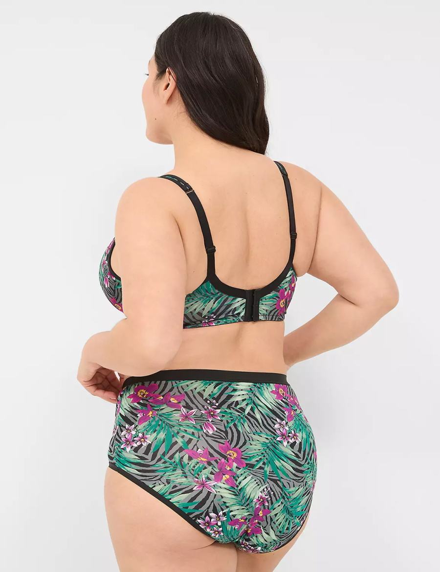 Dámské Podprsenka Balkonetová Lane Bryant Smooth Lightly Lined Zelene Viacfarebný | OJF2841OA