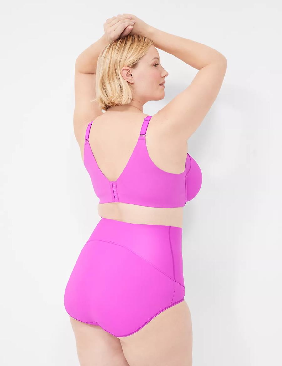 Dámské Podprsenka Balkonetová Lane Bryant Totally Smooth Lightly Lined Světle Fialové | AJM8159DD