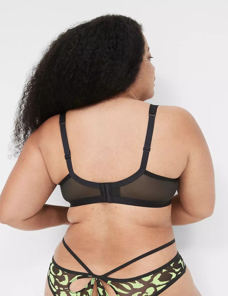 Dámské Podprsenka S Tričkem Lane Bryant Mesh Unlined Zelene | ZFM5019BQ