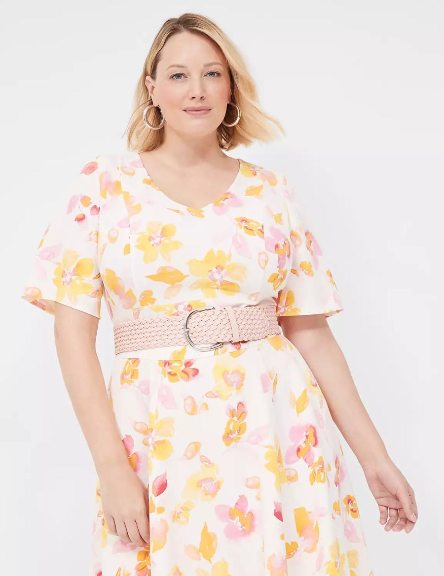 Dámské Pásky Lane Bryant Wide Faux-Leatherided Růžové | IOM4462MQ