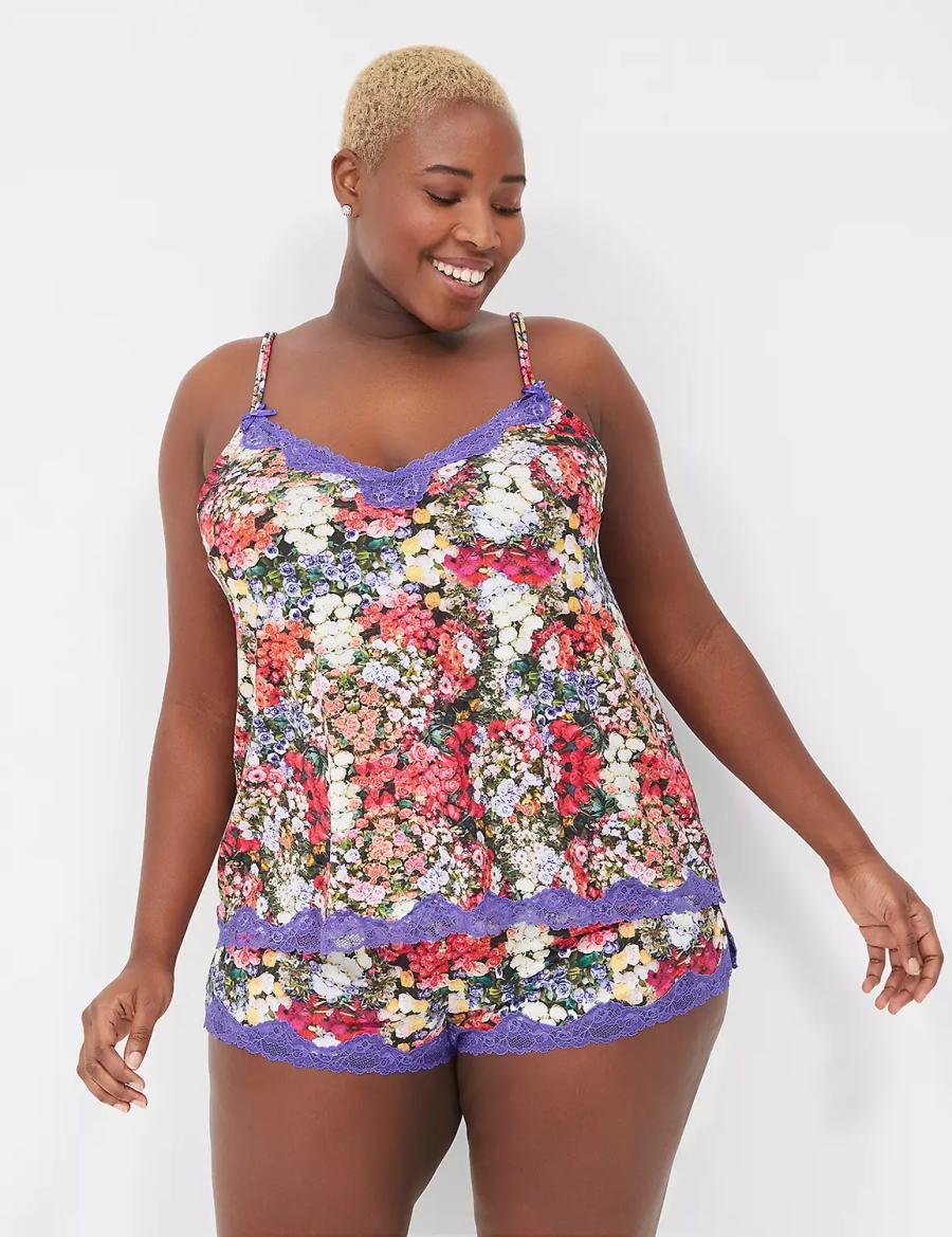 Dámské Pyžama Lane Bryant Cami & Short Set Viacfarebný | FZQ3051CH