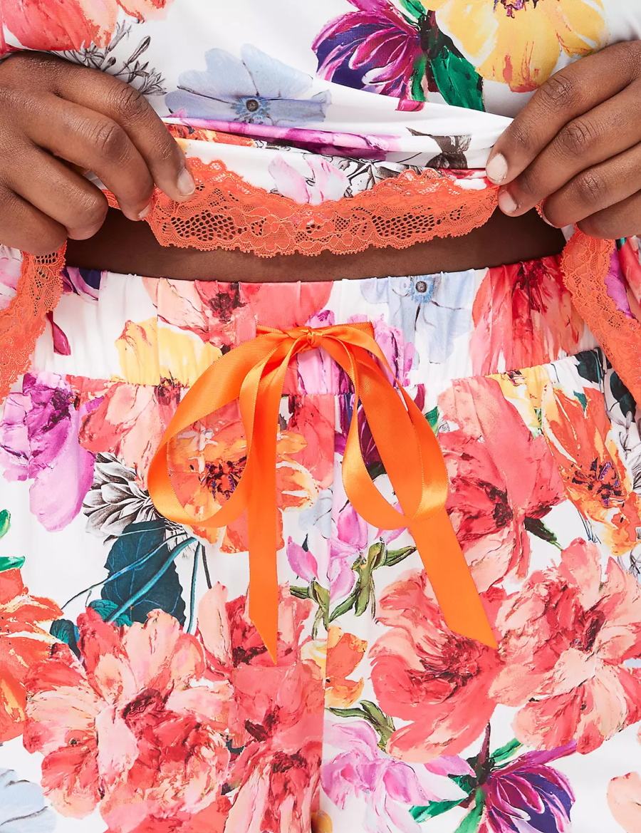 Dámské Pyžama Lane Bryant Printed Cami & Pant PJ Set Oranžové Viacfarebný | KZB9576XI