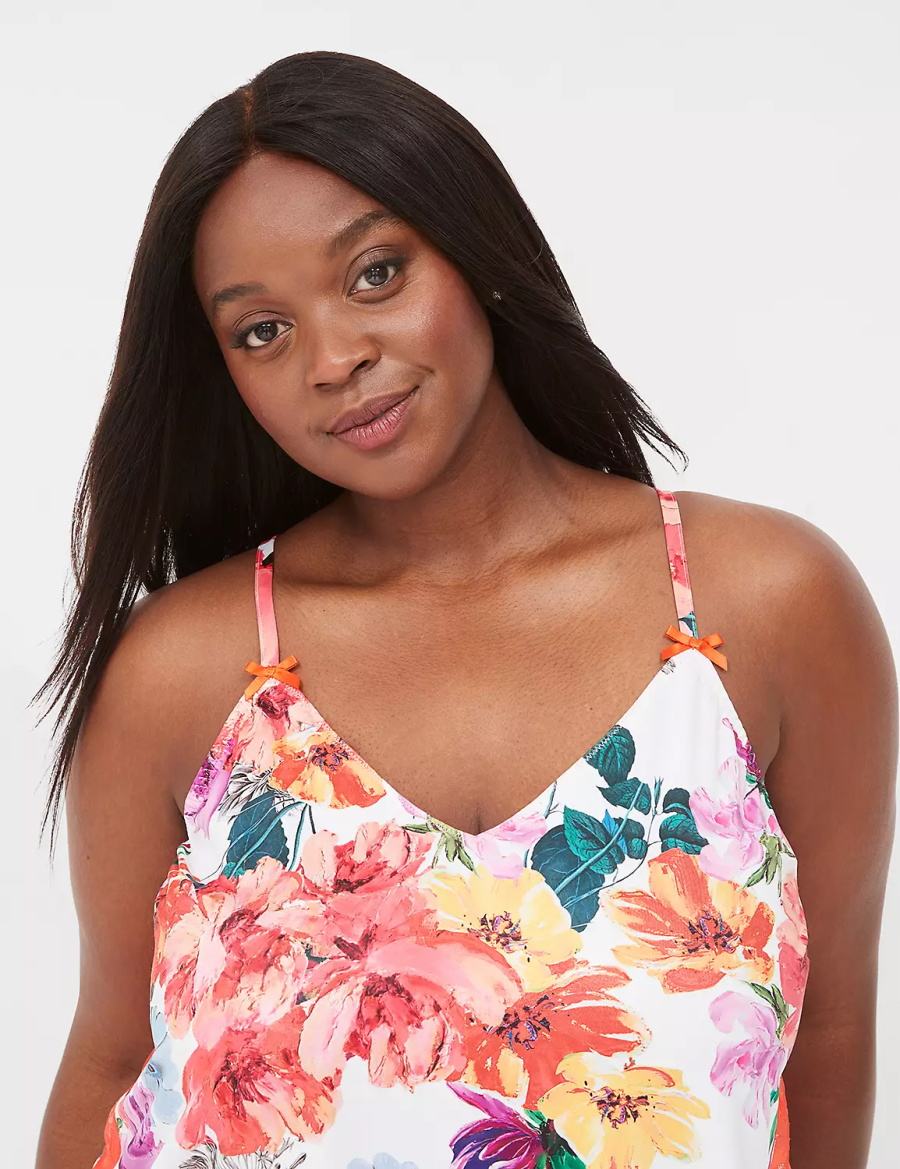 Dámské Pyžama Lane Bryant Printed Cami & Pant PJ Set Oranžové Viacfarebný | KZB9576XI