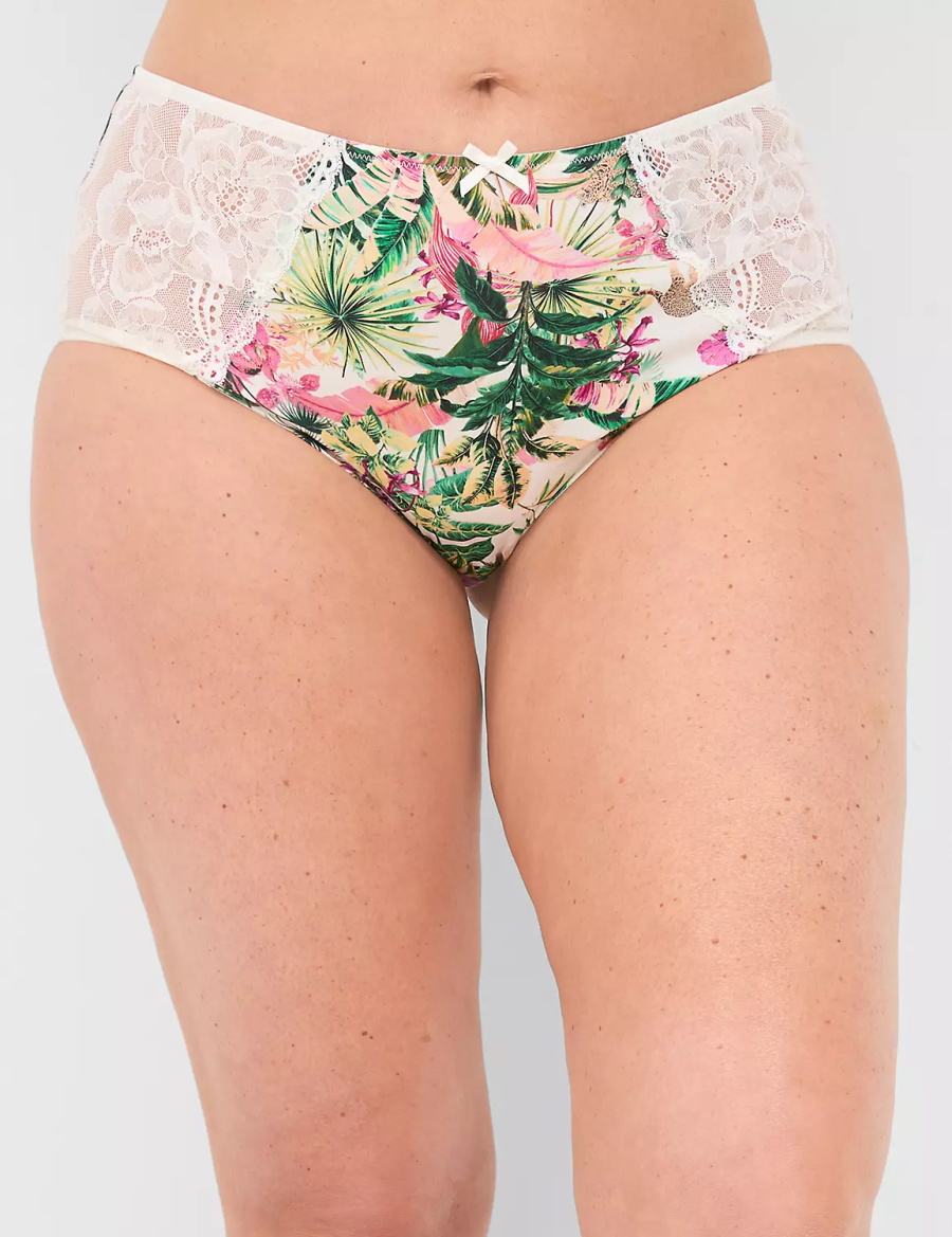 Dámské Slipy Lane Bryant Brief Zelene Viacfarebný | PZB8062QE