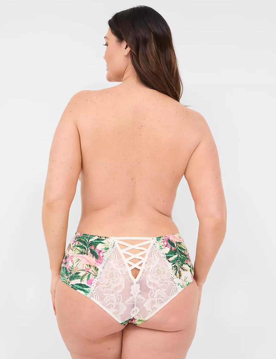 Dámské Slipy Lane Bryant Brief Zelene Viacfarebný | PZB8062QE