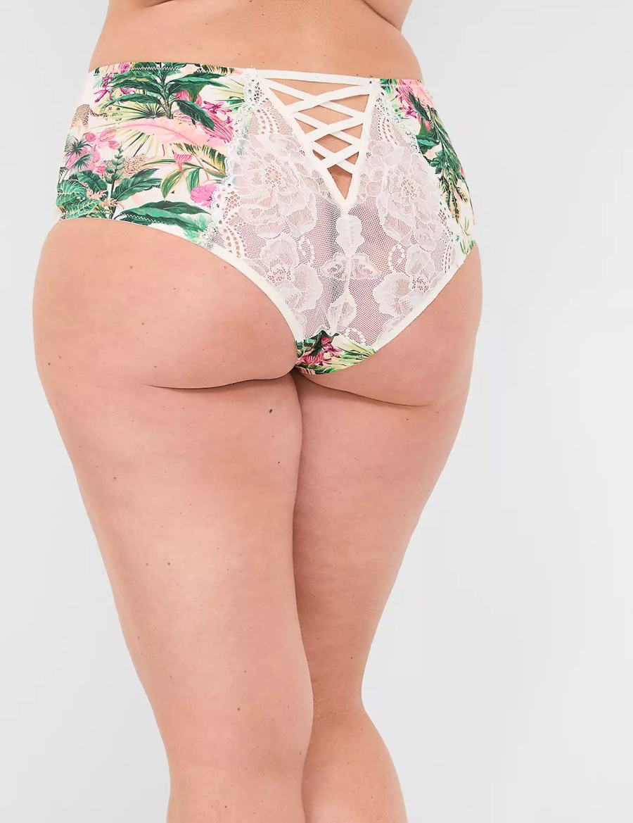 Dámské Slipy Lane Bryant Brief Zelene Viacfarebný | PZB8062QE