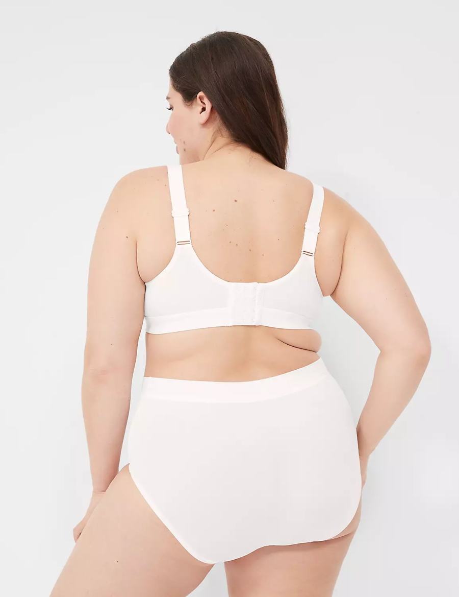 Dámské Slipy Lane Bryant Comfort Bliss Full Bílé | GDS1094OY