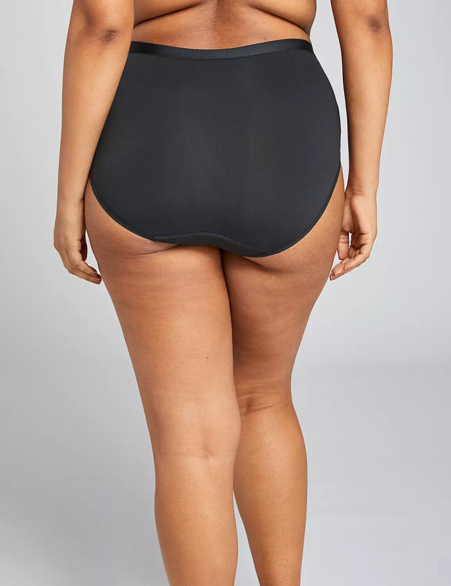 Dámské Slipy Lane Bryant Extra Soft Full Černé | ETG1367JA