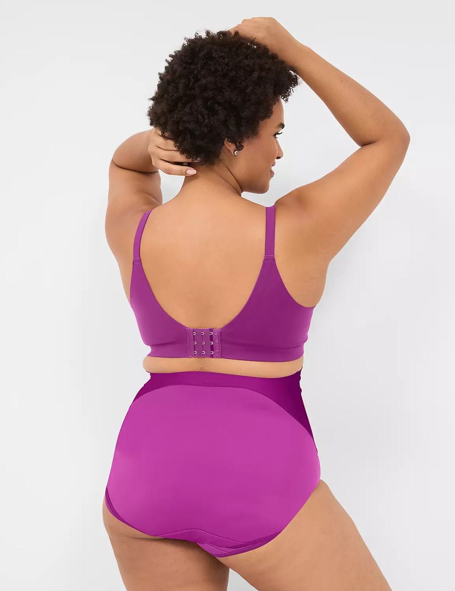 Dámské Slipy Lane Bryant Level 2 Totally Smooth Ultra High-Waist Fialové | BDY1240DX