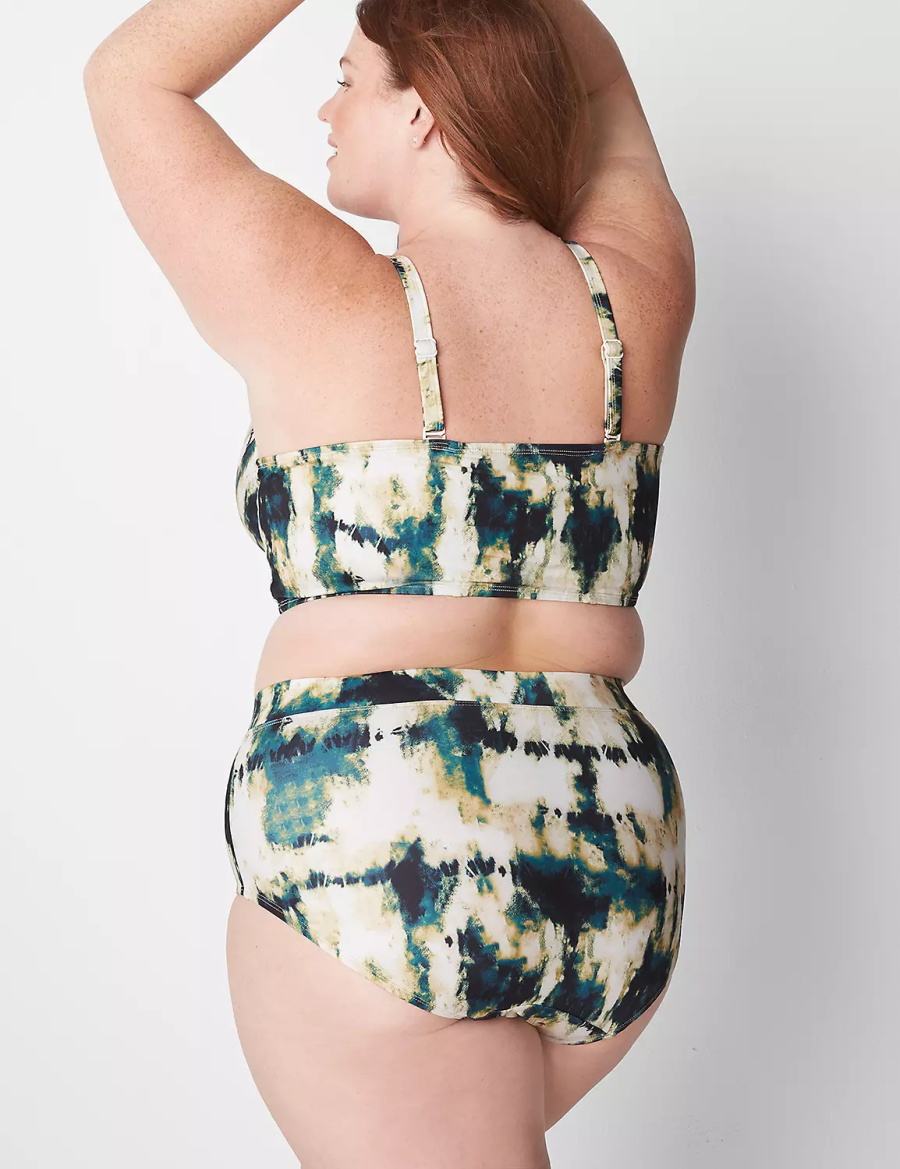 Dámské Slipy Lane Bryant Swim Zelene Viacfarebný | WYY2211TY