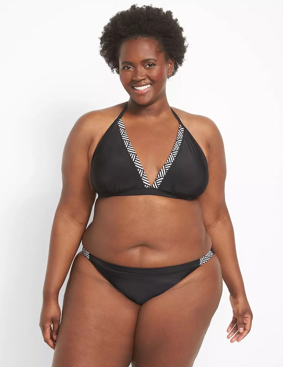 Dámské Spodní díl Plavek Lane Bryant String Černé | DED3867EI