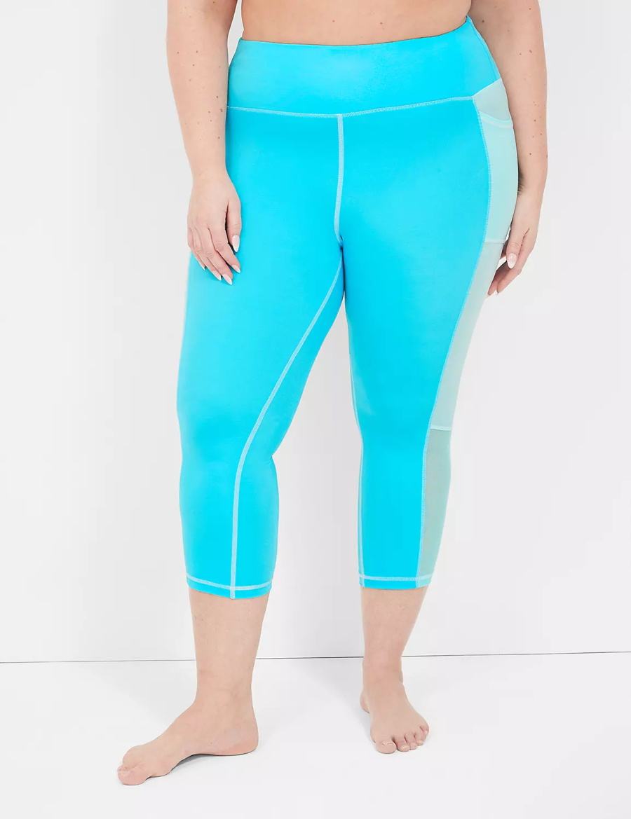 Dámské Spodní díl Plavek Lane Bryant Swim Layering Capri Blankyt | LHZ3510QX