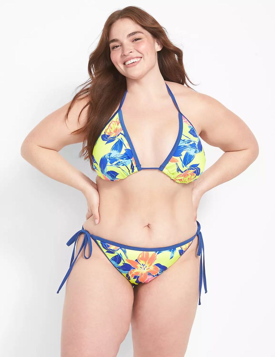 Dámské Spodní díl Plavek Lane Bryant Swim String Žluté Viacfarebný | EZO4749KI