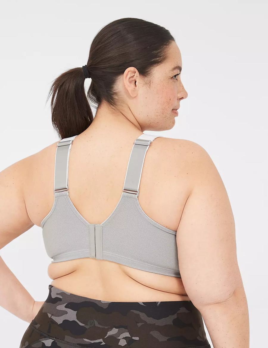 Dámské Sportovní Podprsenka Lane Bryant LIVI Max Support Wicking Underwire Bílé | KOI4259SL