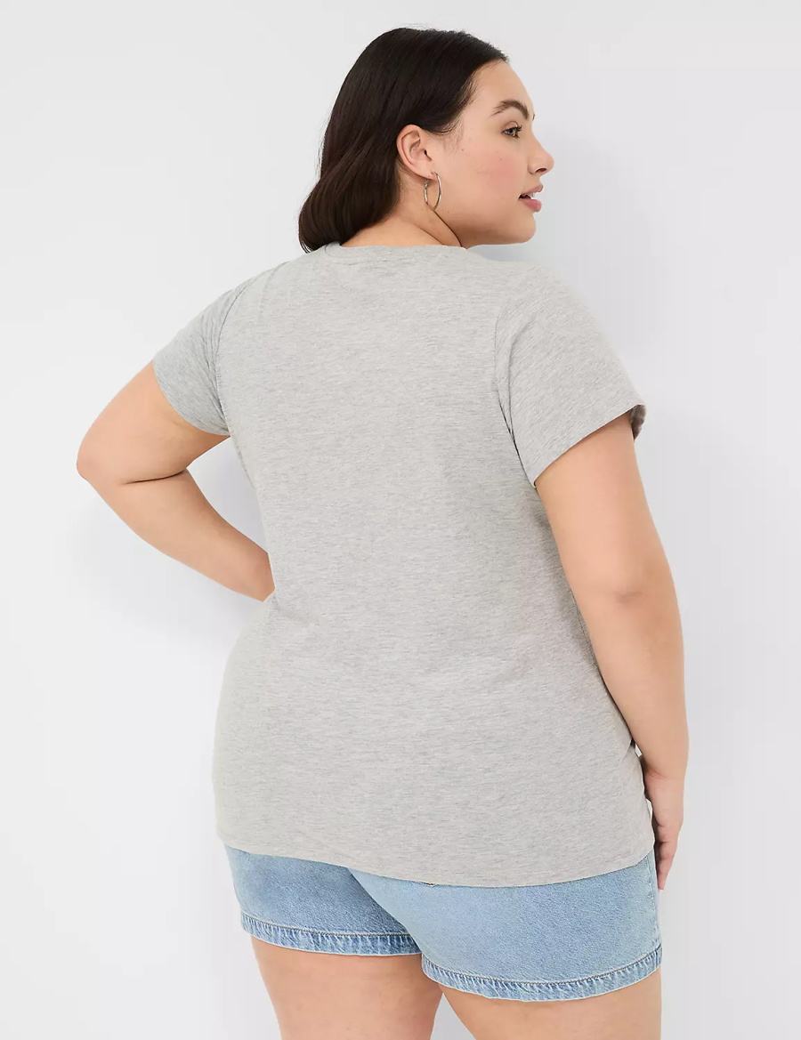 Dámské Tričko Lane Bryant Country Vibes Graphic Tee Světle Šedé | TSB7581QB