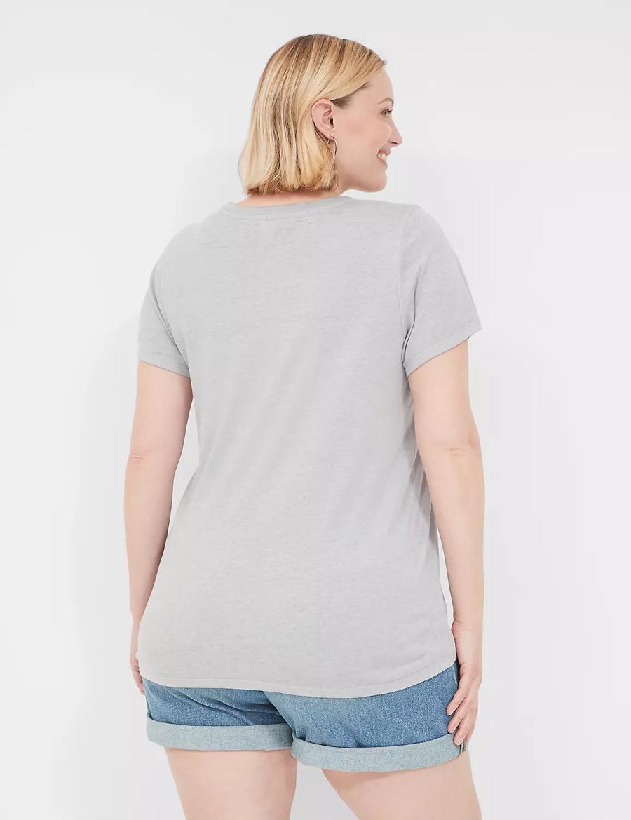 Dámské Tričko Lane Bryant Sol Sun Graphic Tee Šedé | ZYE5695JW