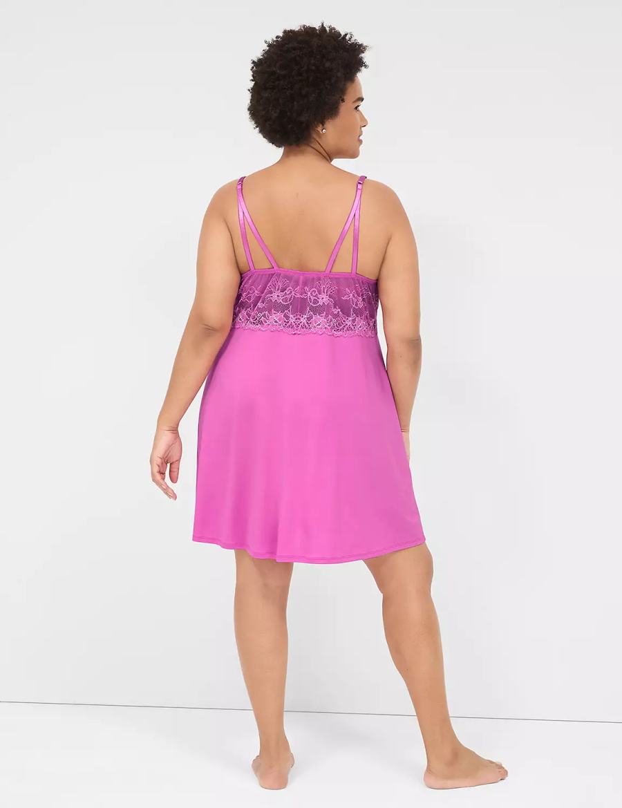 Dámské Šaty Lane Bryant Modern Romance Chemise Fialové | SLI5844MJ