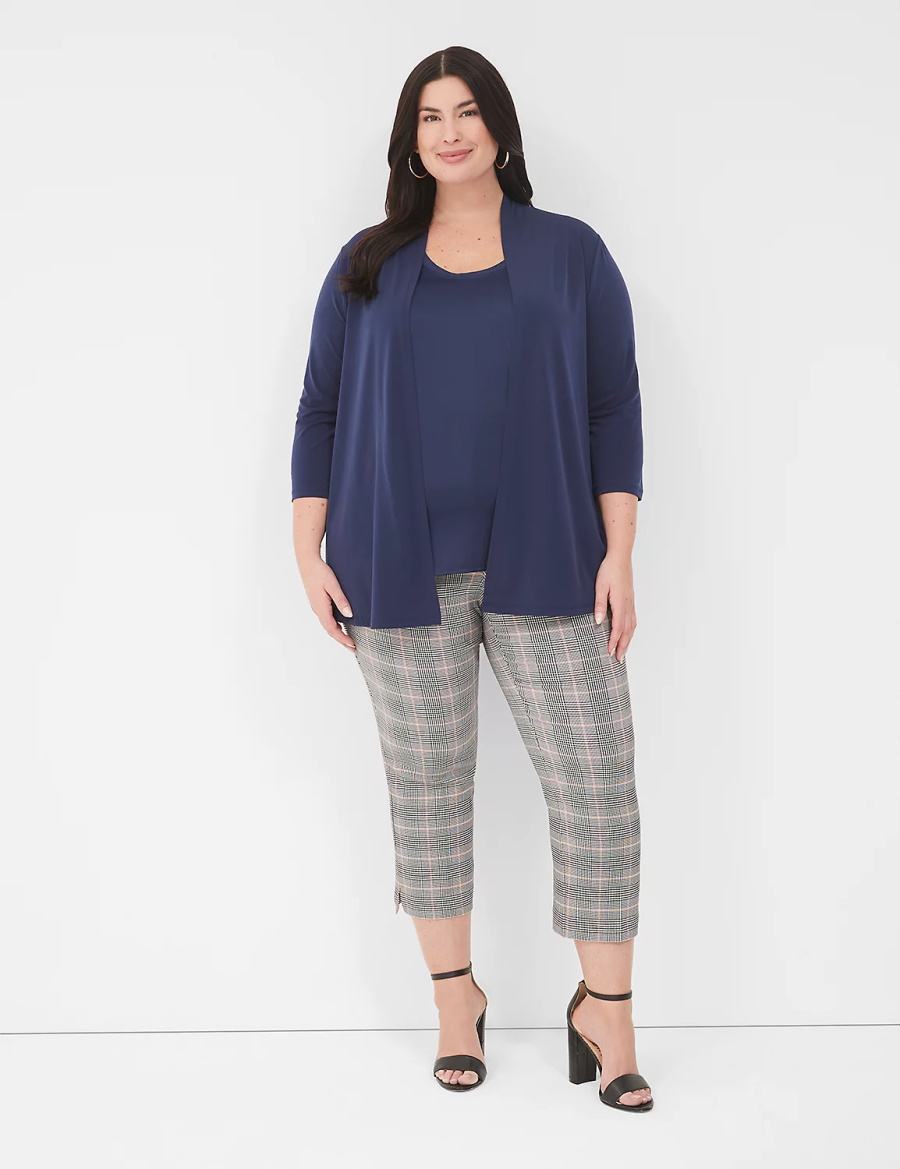 Dámské Župany Lane Bryant Relaxed 3/4-Sleeve Overpiece Blankyt | IGL6080HV